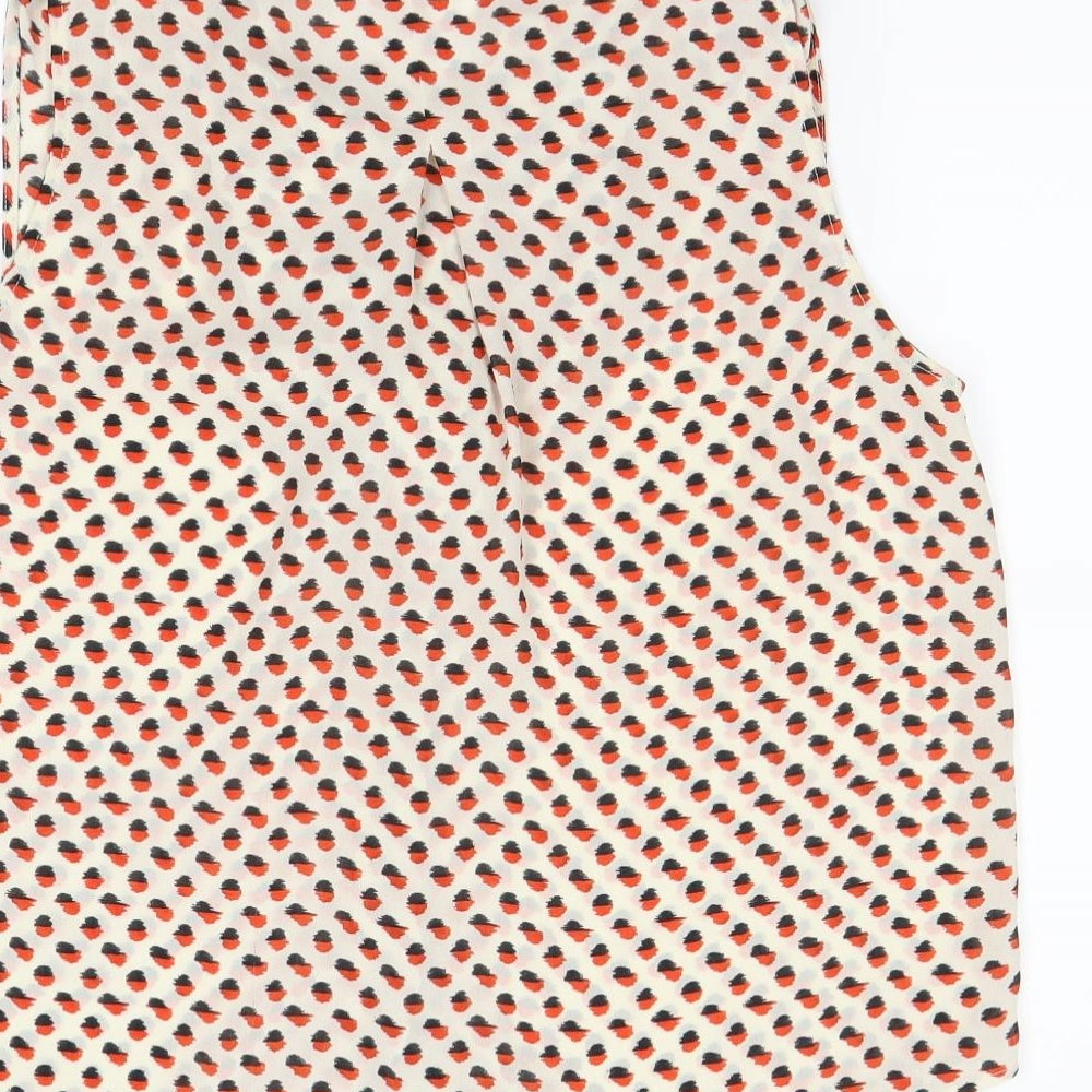 Womens UK Size 6 H&M Red Basic Blouse