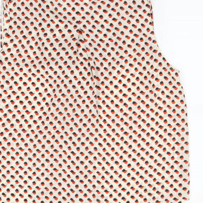 Womens UK Size 6 H&M Red Basic Blouse
