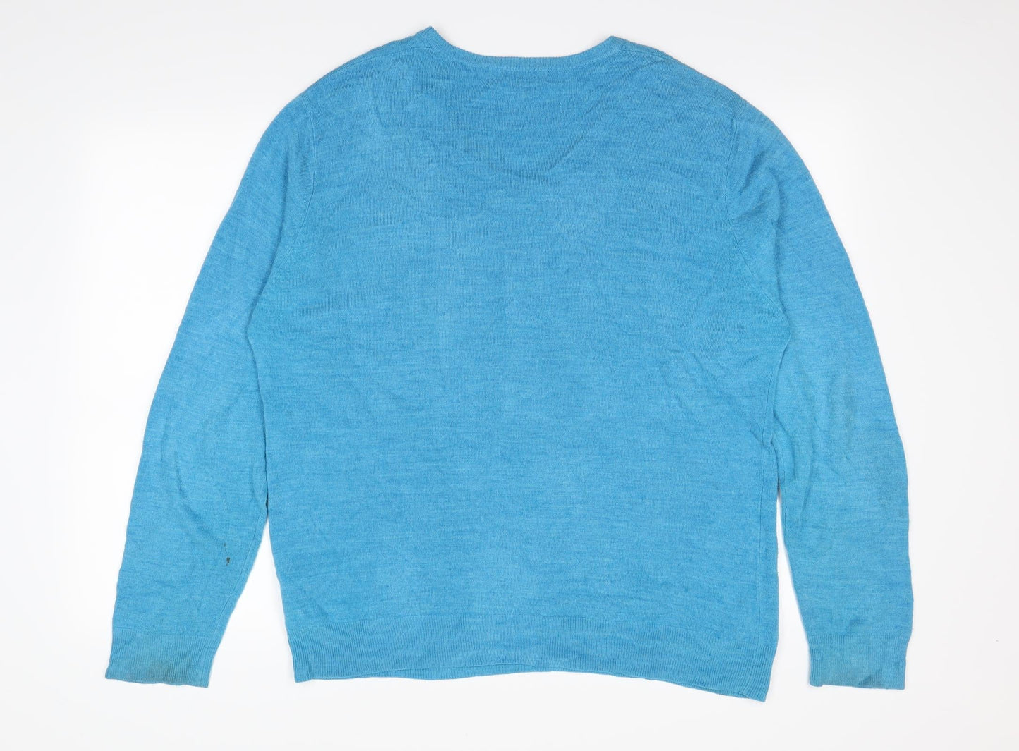 Mens UK Size XL M&S Blue Pullover Sweatshirt