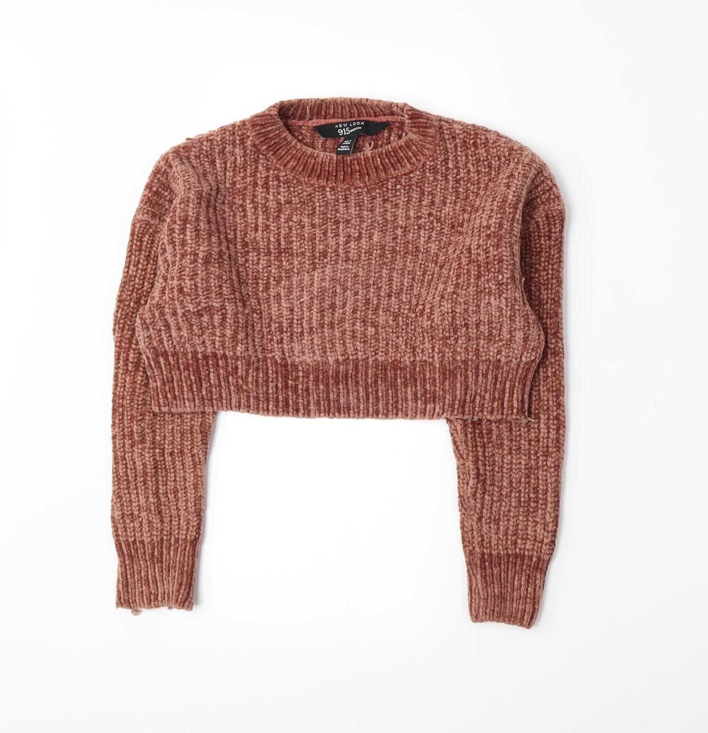 New Look Girls Orange  Knit Pullover Jumper Size 9 Years