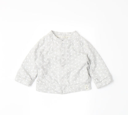 Mothercare Girls Grey   Jacket  Size 3-6 Months