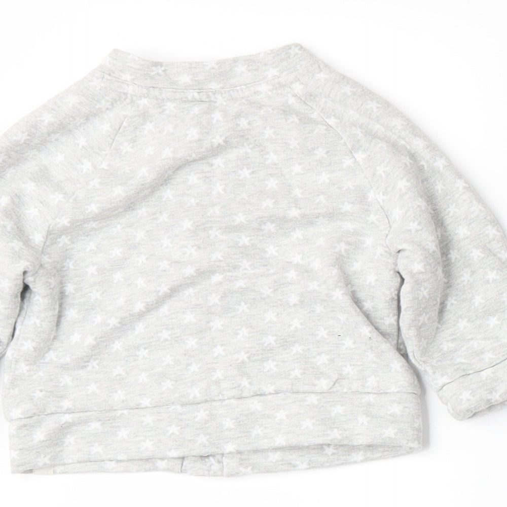 Mothercare Girls Grey   Jacket  Size 3-6 Months