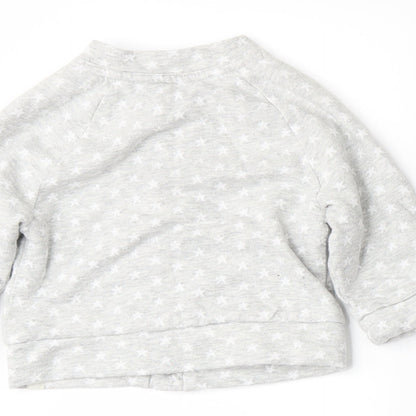 Mothercare Girls Grey   Jacket  Size 3-6 Months