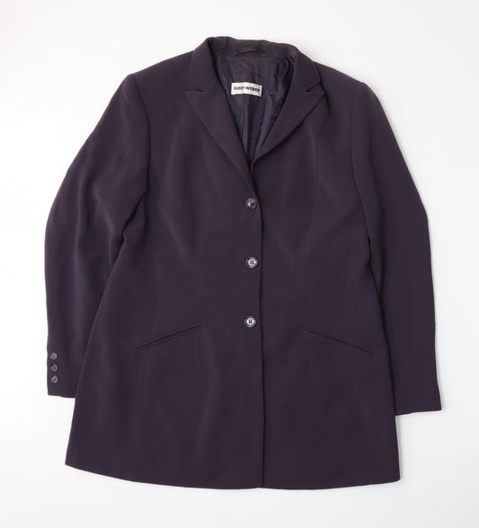 Gerry Weber Womens Purple   Jacket Suit Jacket Size 16