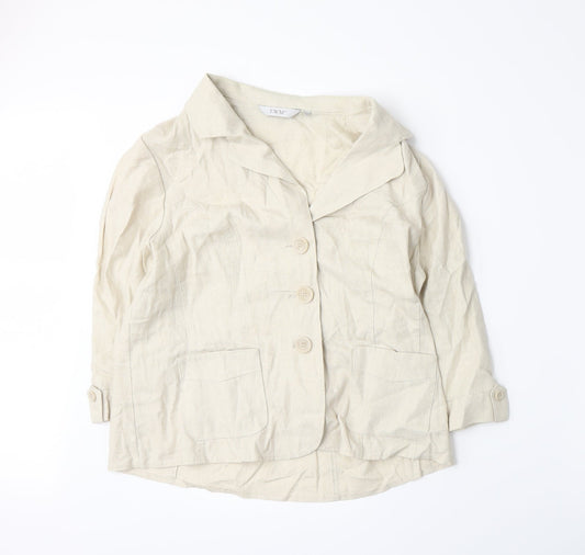 Womens UK Size 16 EWM Beige Jacket