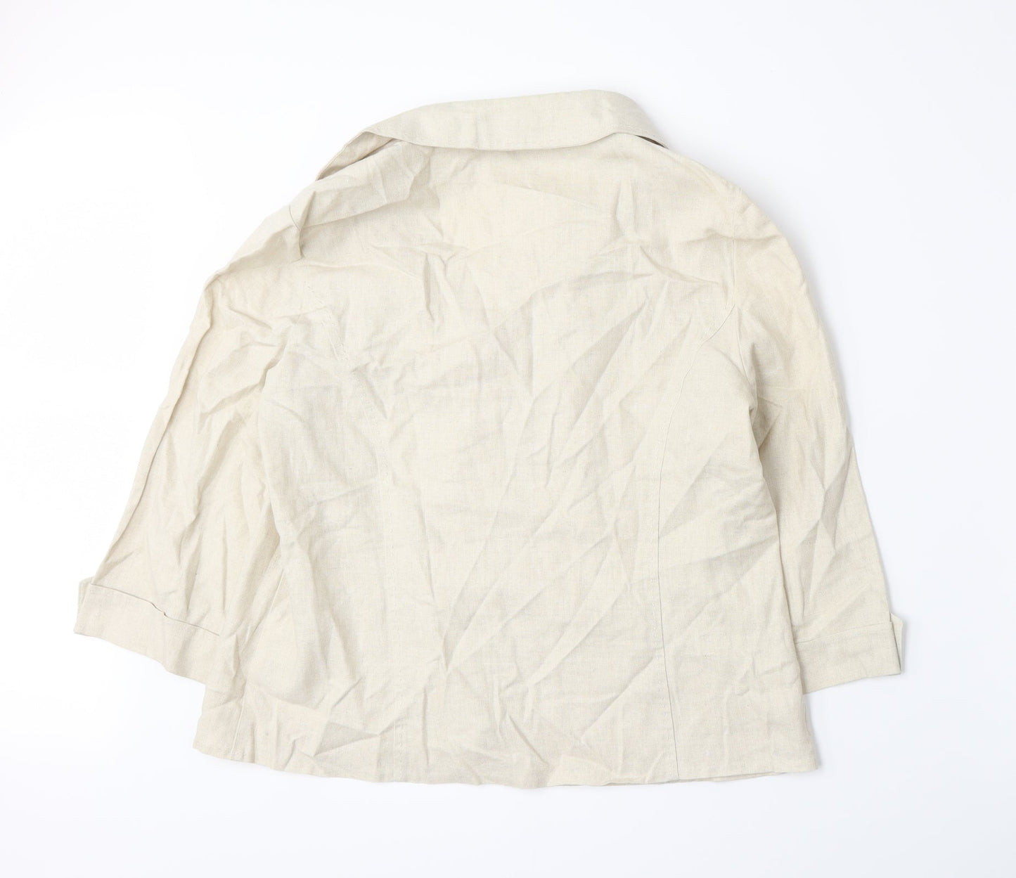 Womens UK Size 16 EWM Beige Jacket