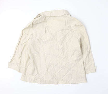 Womens UK Size 16 EWM Beige Jacket