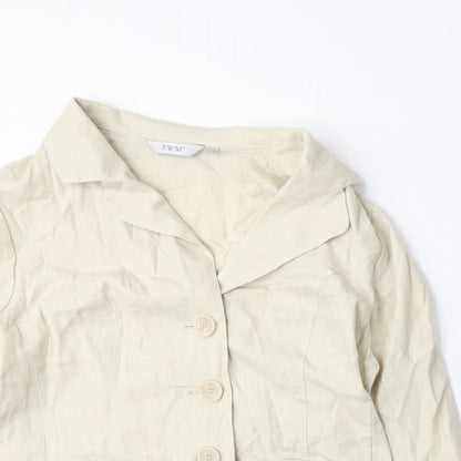 Womens UK Size 16 EWM Beige Jacket