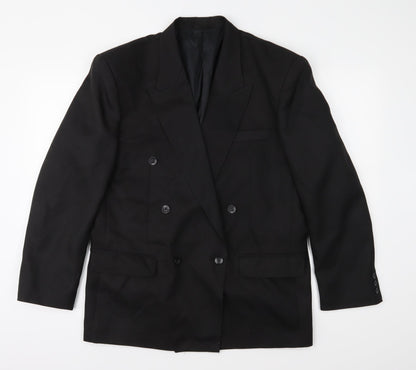 Andre Cori Mens Black   Jacket Suit Jacket Size 40
