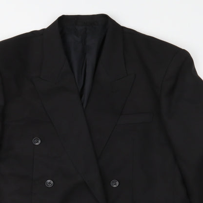Andre Cori Mens Black   Jacket Suit Jacket Size 40