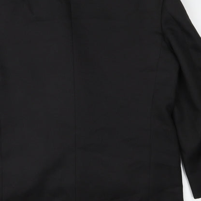 Andre Cori Mens Black   Jacket Suit Jacket Size 40