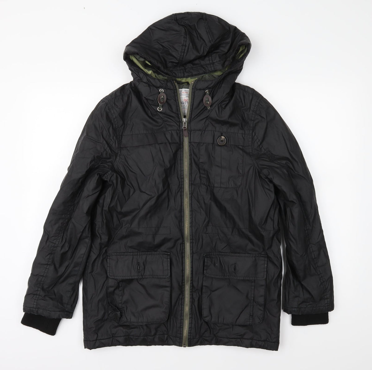 Flipback Boys Brown   Anorak Jacket Size 11-12 Years