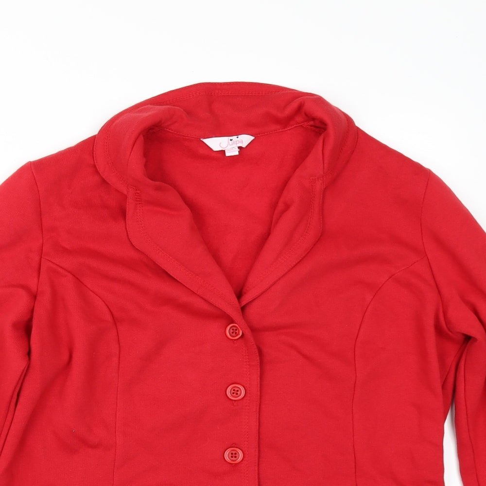 Womens UK Size 12 julipa Red Jacket