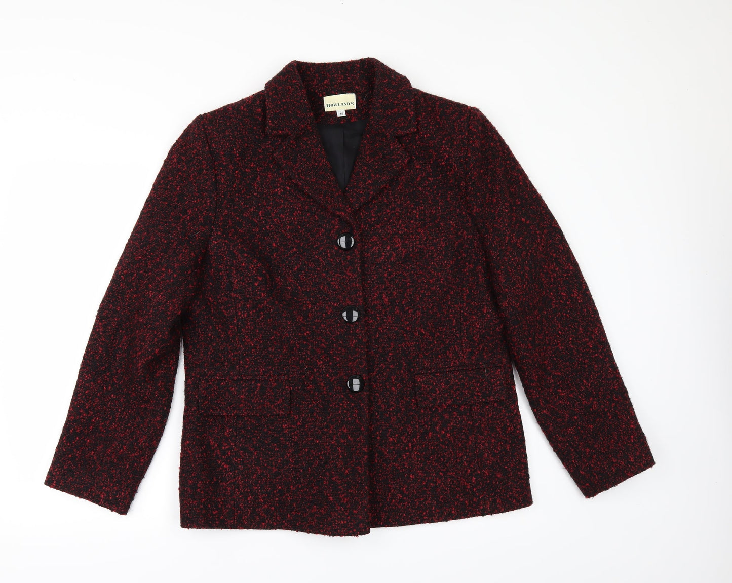 Womens UK Size 14 Rowlands Red Jacket