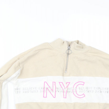 H&M Girls Beige   Pullover Sweatshirt Size 11-12 Years