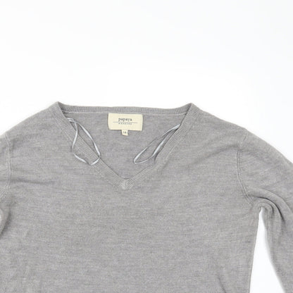 Papaya Womens Grey   Pullover Jumper Size 14