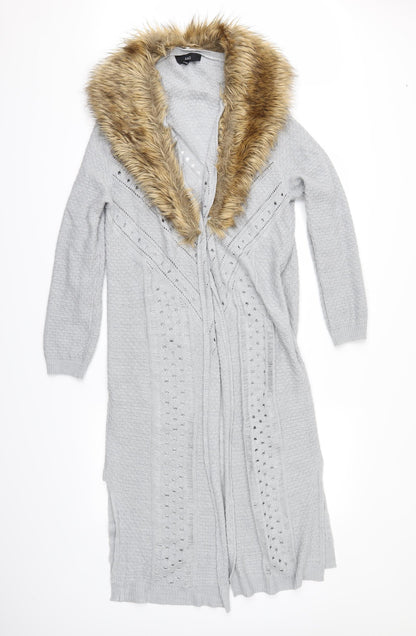 A&G Womens Grey   Cardigan Jumper Size 12