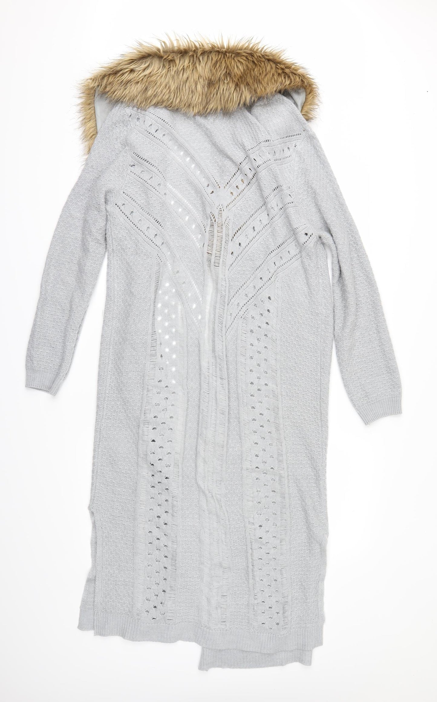 A&G Womens Grey   Cardigan Jumper Size 12