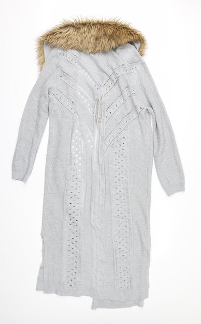 A&G Womens Grey   Cardigan Jumper Size 12