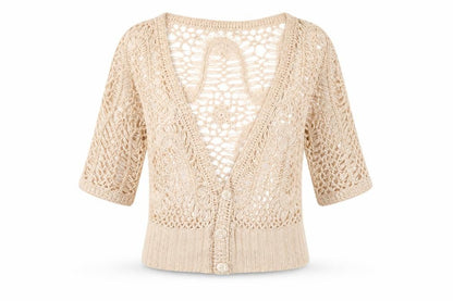 Select Womens Orange   Cardigan Jumper Size S
