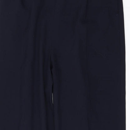 Womens UK Size 18 BM Regular Fit  Blue Trousers