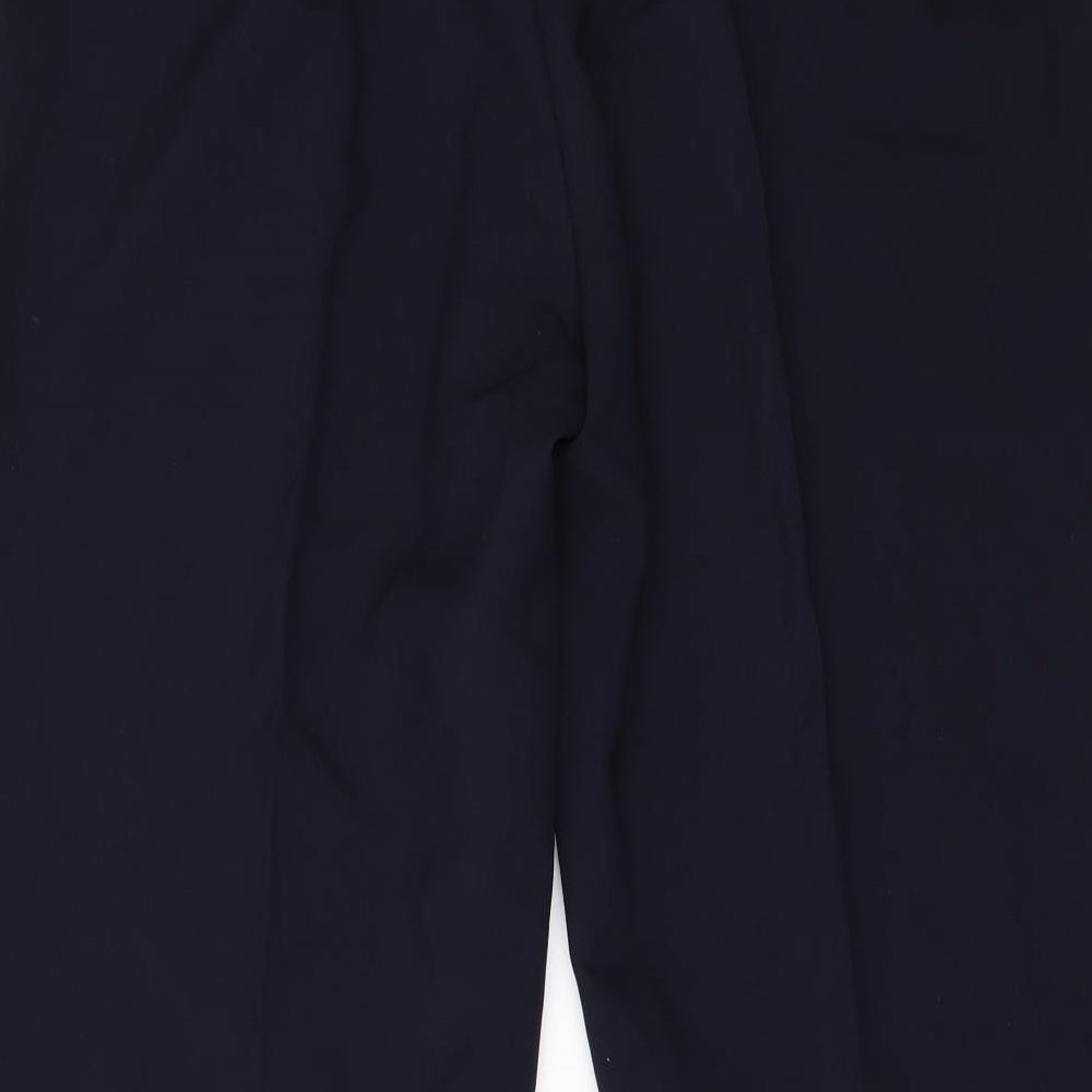 Womens UK Size 18 BM Regular Fit  Blue Trousers