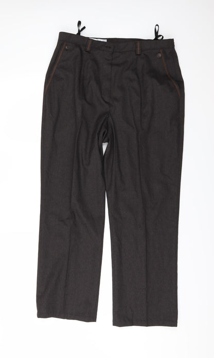 Blanchelle Womens Brown   Trousers  Size 18 L27 in