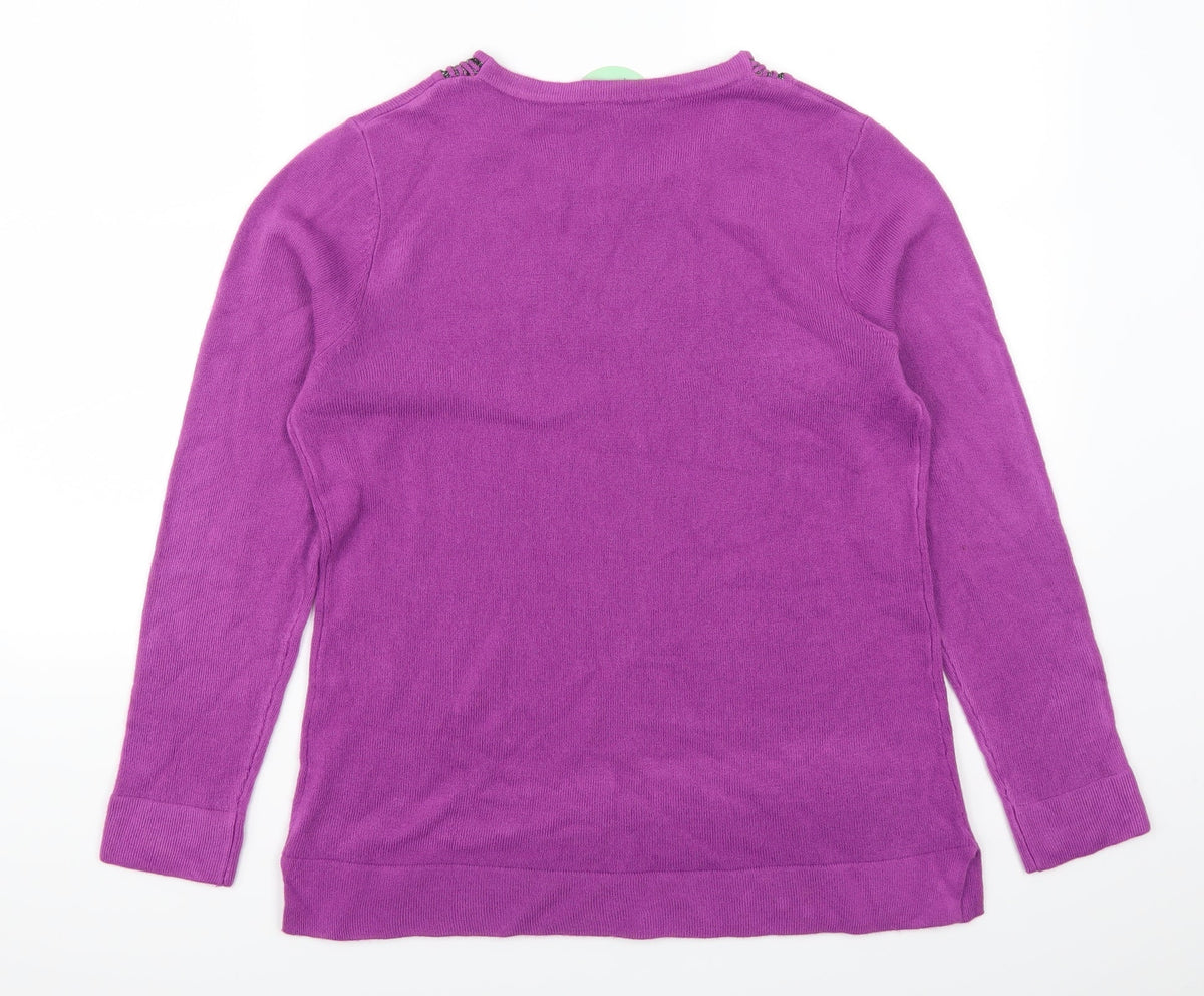TIGI Womens Pink   Pullover Jumper Size 10