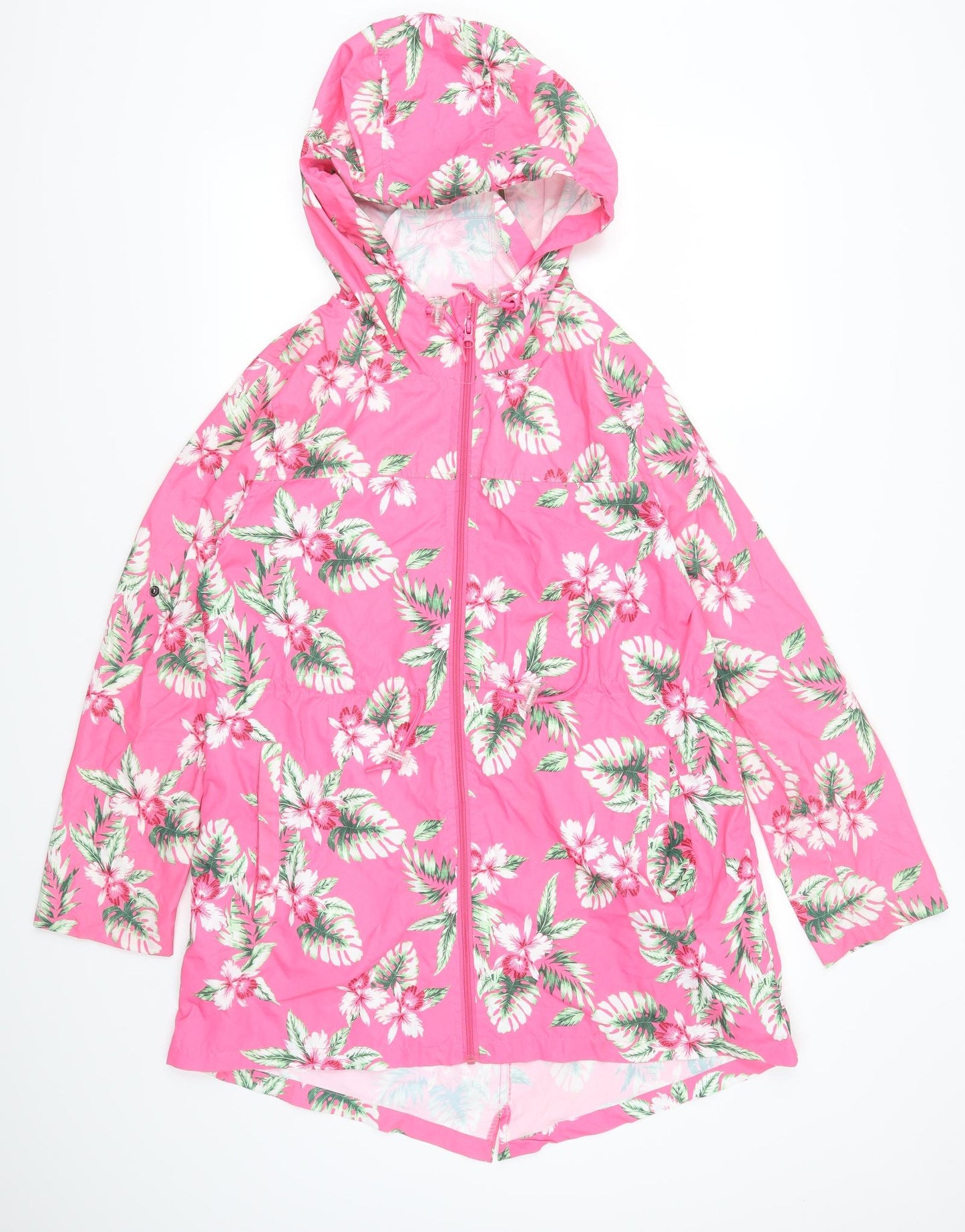 Womens UK Size S Atmosphere Pink Parka Coat