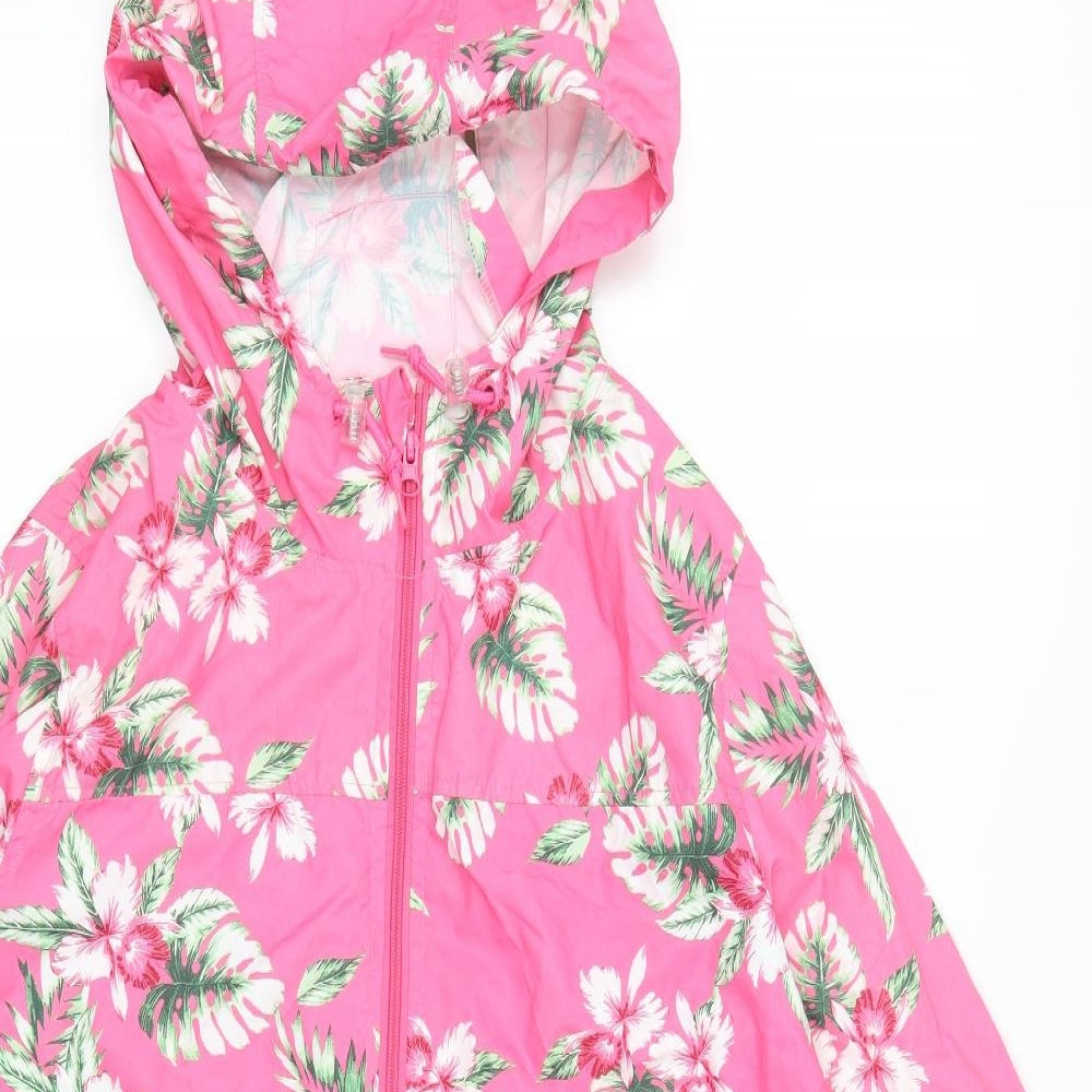 Womens UK Size S Atmosphere Pink Parka Coat