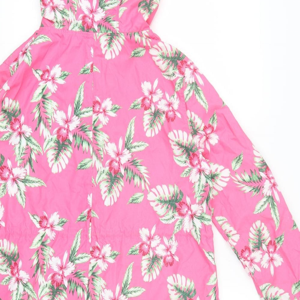 Womens UK Size S Atmosphere Pink Parka Coat