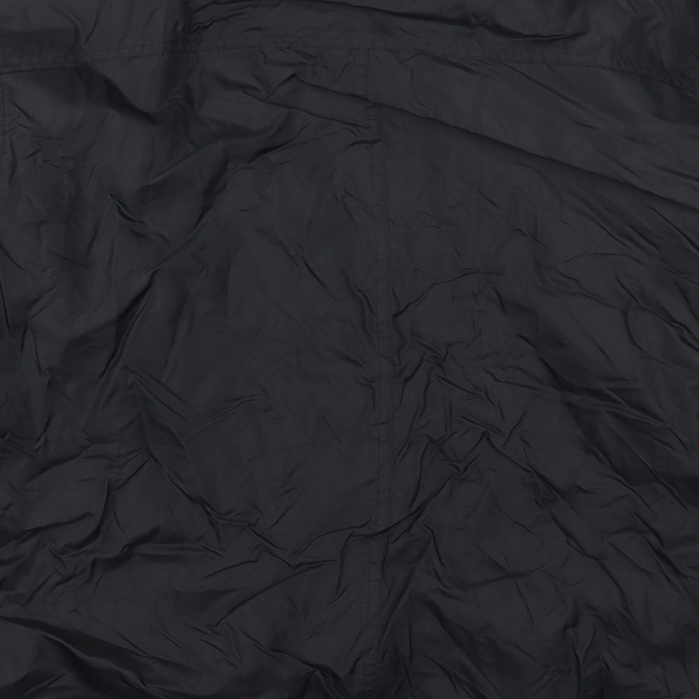 Angelo Mens Black   Overcoat Coat Size S