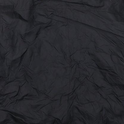 Angelo Mens Black   Overcoat Coat Size S