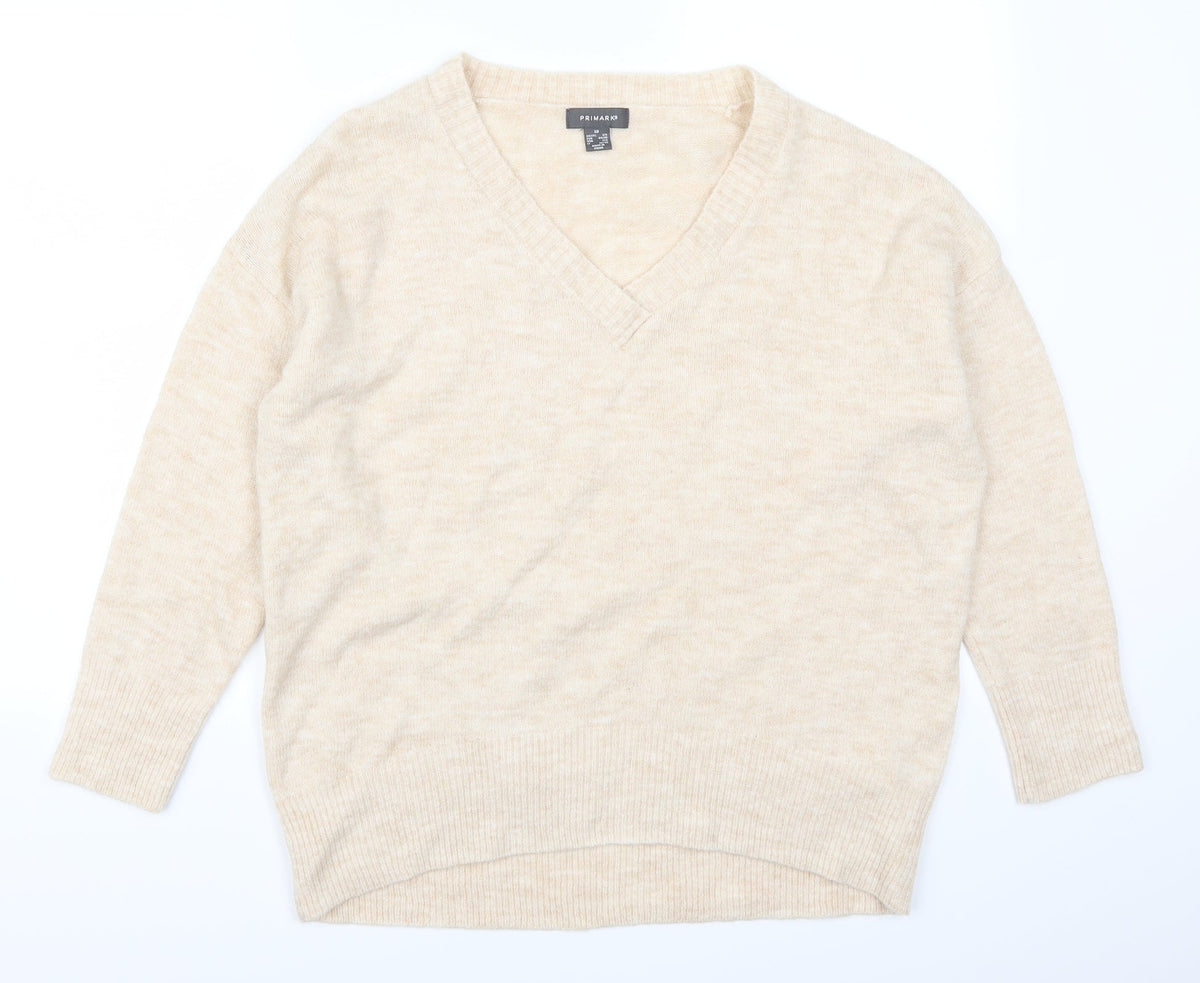 Primark Womens Beige   Pullover Jumper Size 6