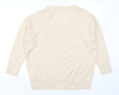 Primark Womens Beige   Pullover Jumper Size 6