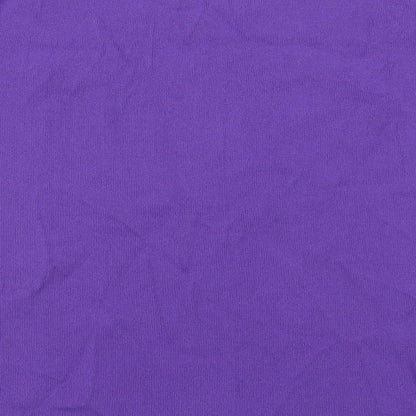 Womens UK Size M Just Elegance Purple Basic T-Shirt