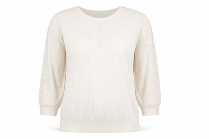 H&M Womens White   Pullover Jumper Size M