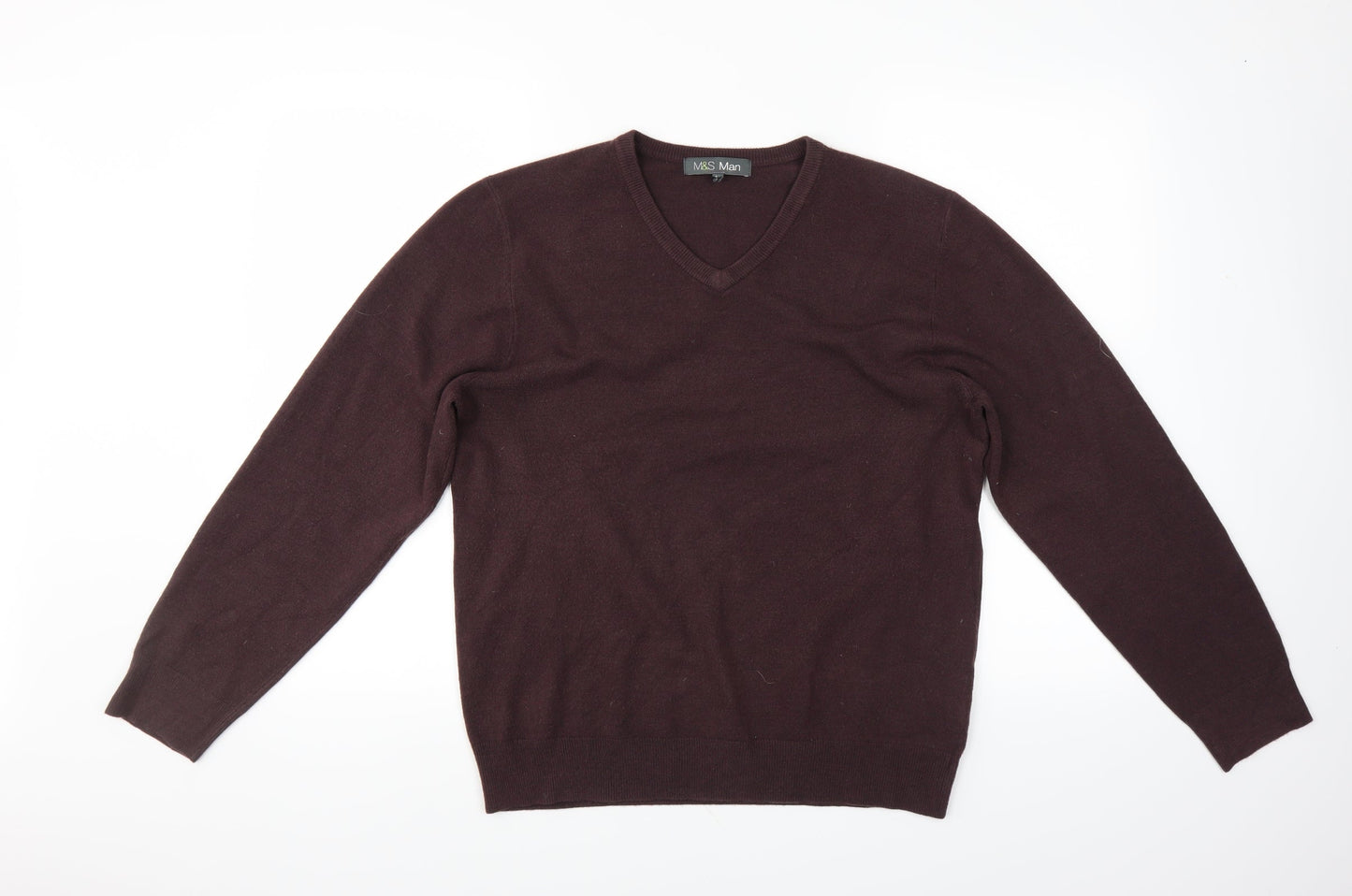 Marks and Spencer Mens Brown   Pullover Jumper Size L