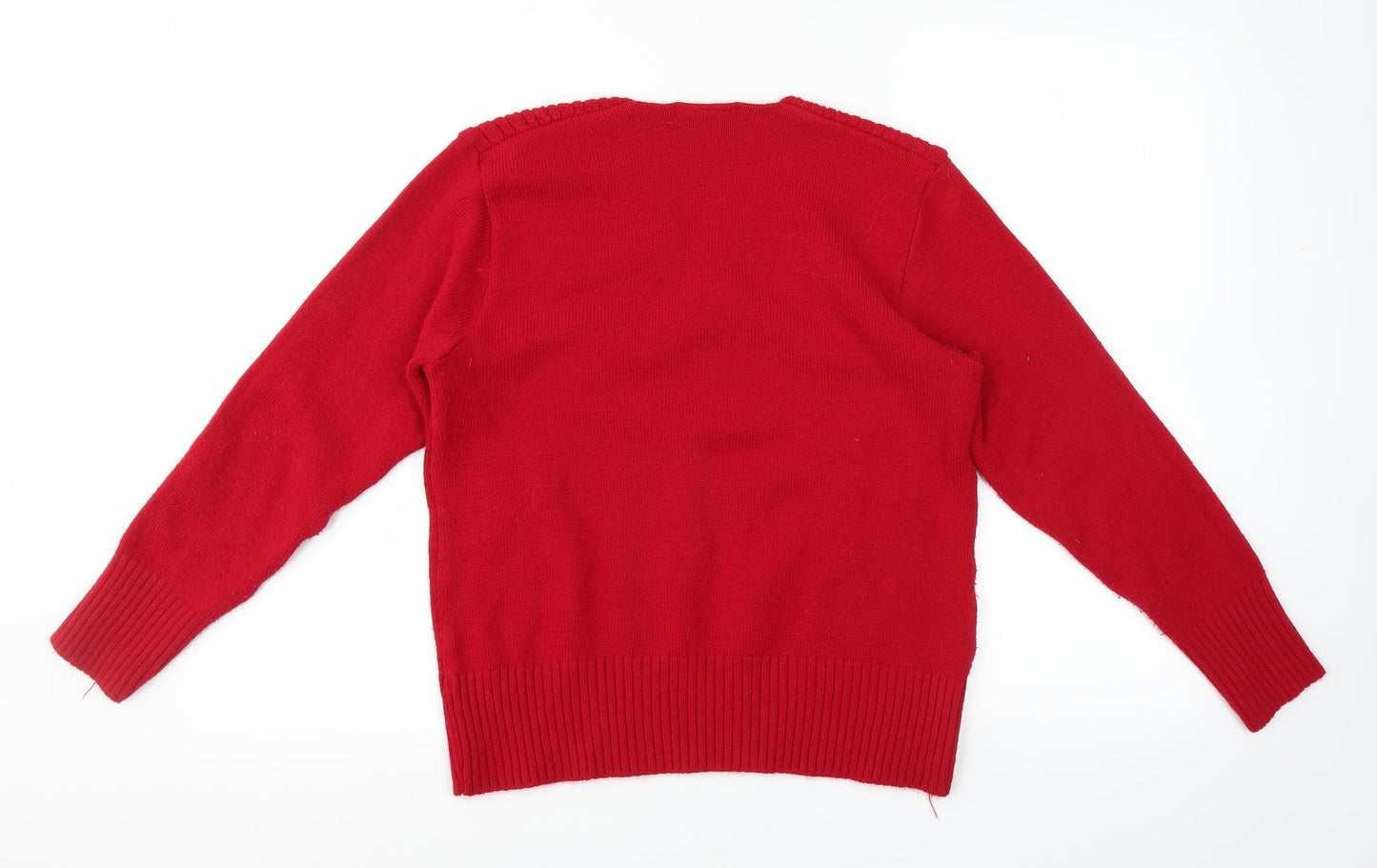 SK Collection Womens Red   Pullover Jumper Size S