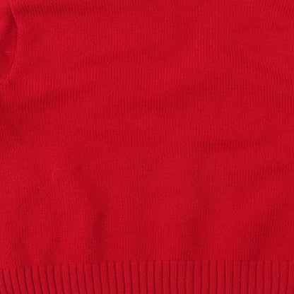 SK Collection Womens Red   Pullover Jumper Size S