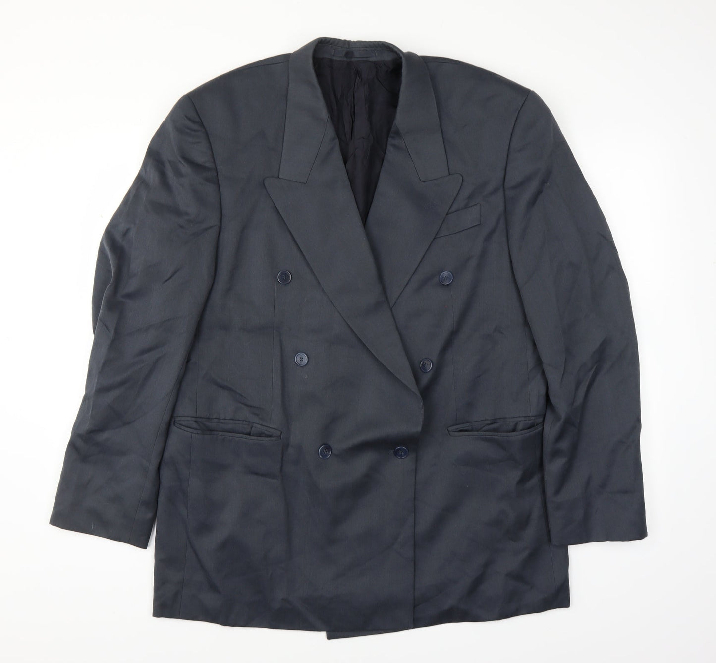 Mens UK Size 42 Horne Brothers Regular Blue Suit Jacket