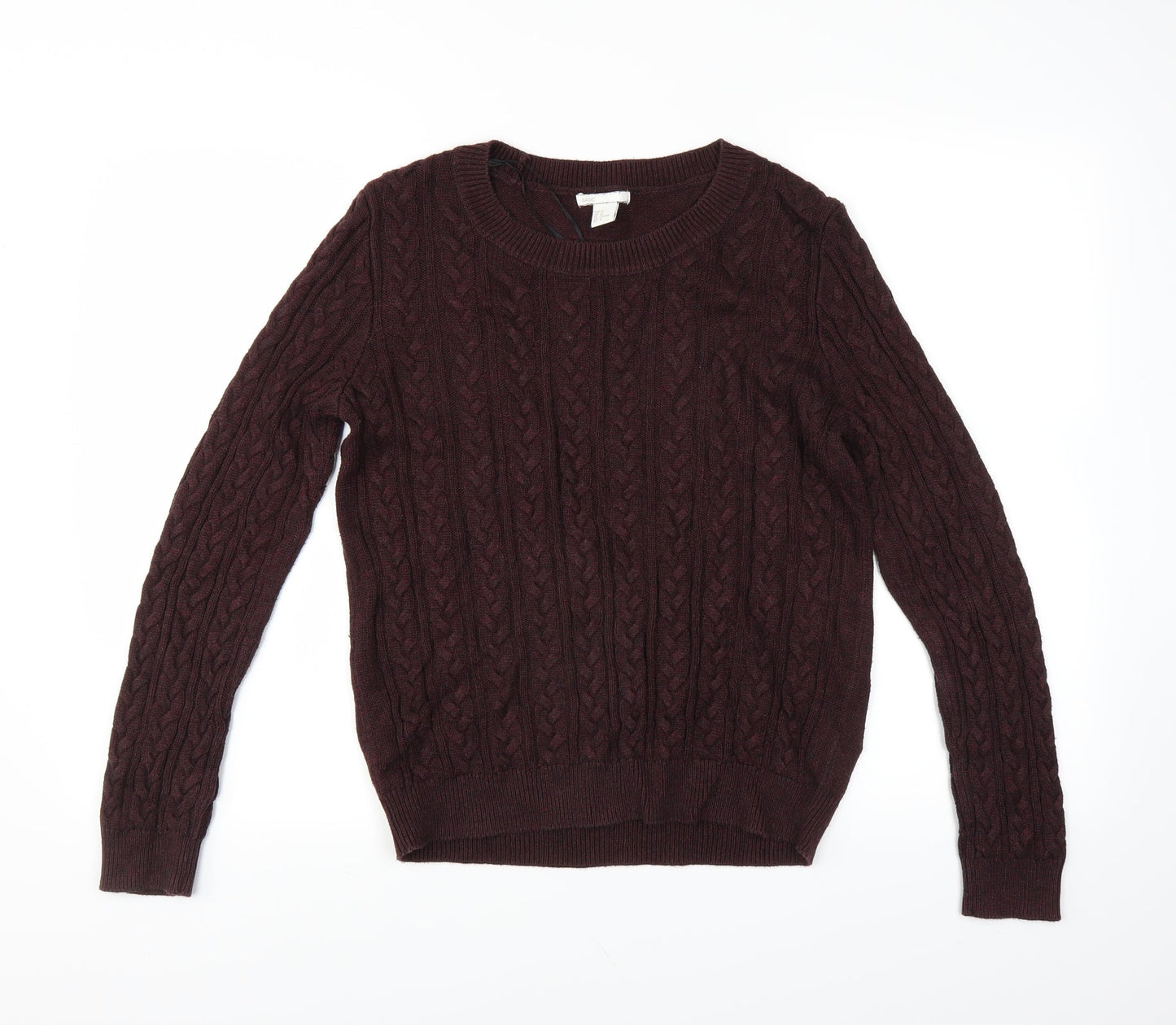 H&M Womens Purple   Pullover Jumper Size M