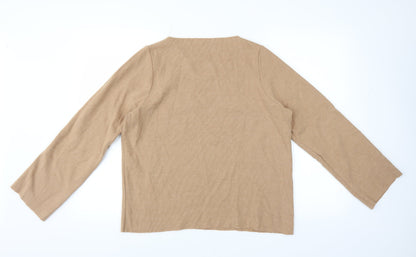 Zara Womens Brown   Pullover Jumper Size S