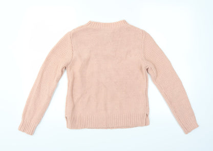Oasis Womens Pink   Pullover Jumper Size S