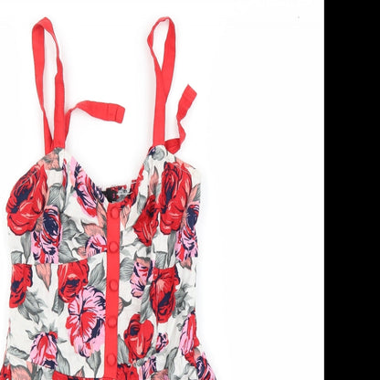 Womens UK Size S Motel Multicoloured Camisole Blouse