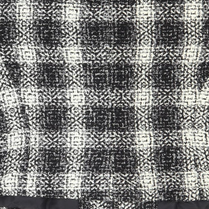 EWM Womens Black Check  Pea Coat Coat Size 16