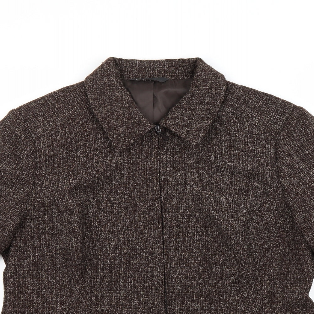 Womens UK Size 12 BHS Brown Jacket