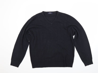 Marks and Spencer Mens Blue   Pullover Jumper Size L