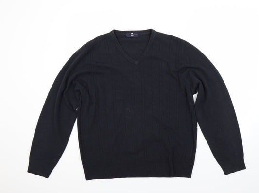 Marks and Spencer Mens Blue   Pullover Jumper Size L