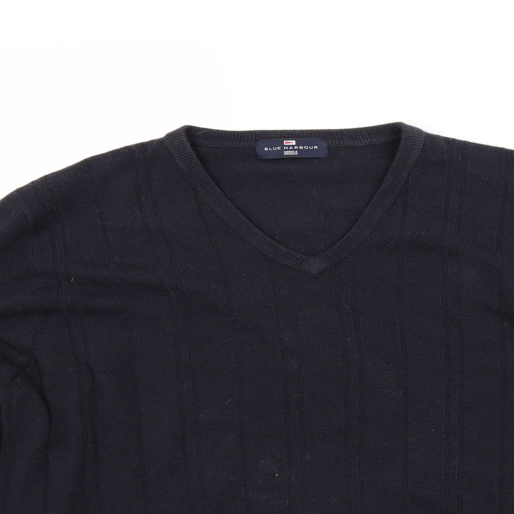Marks and Spencer Mens Blue   Pullover Jumper Size L